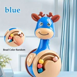 Fawn Sliding Tumbler Toy Interactive Baby Rattle & Educational Gift for Early Development