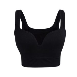 FlexLift Seamless Push Up Sports Bra - Wireless Padded Gym & Running Support