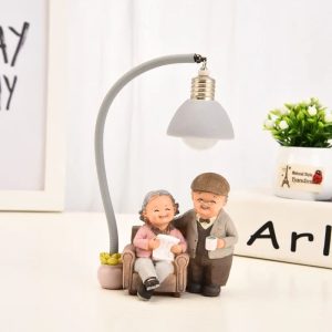 ForeverLove Grandparents Couple Ornament Romantic Figurine Home Decor