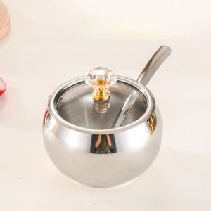 Gold & Silver Stainless Steel Luxury Condiment Set