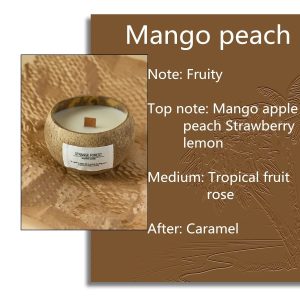 Handmade Coconut Shell Candle Natural Soy Wax Aromatherapy Candle for Home Decor and Gifts