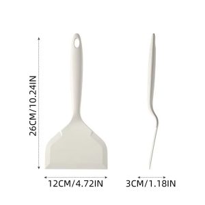 Heat Resistant Silicone Spatula for Nonstick Cooking and Baking