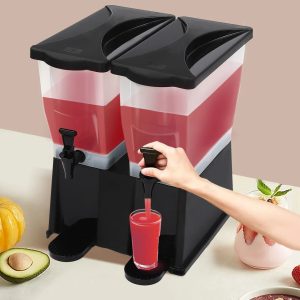 Heavy-Duty High-Capacity Backpack Drink Dispenser with Dual Faucets