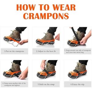 Heavy Duty Stainless Steel Traction Crampons