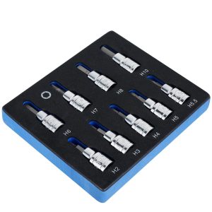 Hex Bit Socket Set 3 8 Drive Allen Key Tool Kit for Precision Repairs