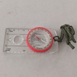 High-Accuracy Shockproof Compass with Magnifier for Hiking & Survival