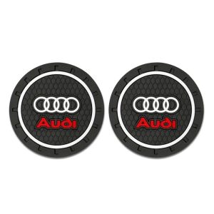 High-Grip Anti-Slip Interior Cup Holder Coaster Set