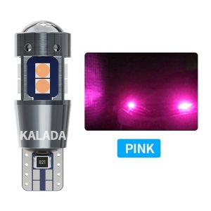High-Quality W5W T10 LED CANBUS Error-Free Interior Car Bulbs (2-Pack)