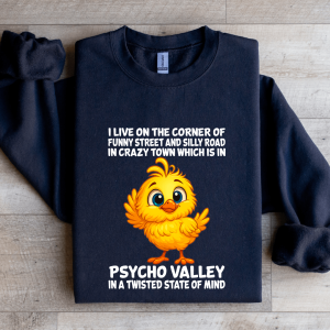 I Live On The Corner Of Funny Street Sweatshirt
