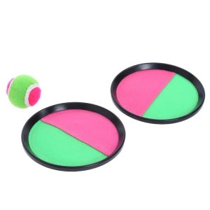 Kids Sucker Sticky Ball Toy Outdoor Sports Catch Ball Game Set Parent-Child Interactive Fun