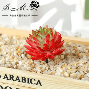 Lovely Mini Artificial Succulent Lotus Plant Decorative Ornament