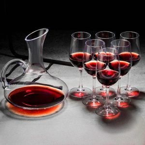 Luxurious European-Style Red Wine Goblet Set
