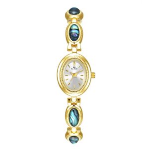 Luxury Vintage Gold Shell Bracelet Watch
