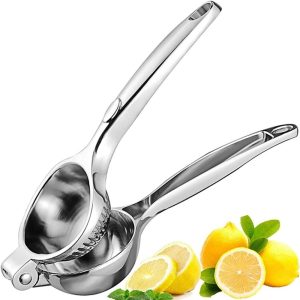 Manual Lemon Squeezer Juicer Stainless Steel Lime & Citrus Extractor for Kitchen