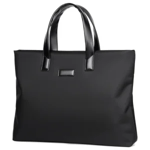 Mens Multi Functional Business Briefcase Large Capacity Shoulder Bag with Multiple Pockets for Business & Casual Use