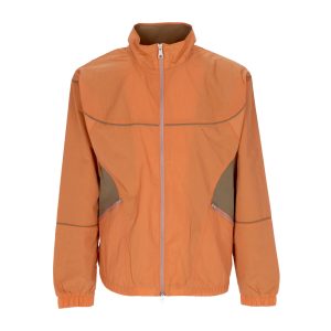 Men's Tracksuit Jacket Essential Statement Warm Up Jacket Rust Oxide/palomino/sail