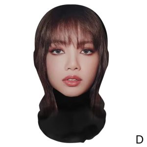 MeshVision 3D Printed Full Face Elastic Mesh Mask (Unisex Cosplay & Party Balaclava Headwear)