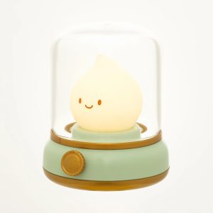 Mini Cartoon LED Night Lamp - USB Rechargeable Cute Desktop Table Light