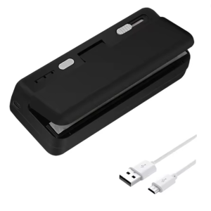 Mini Plastic Bag Sealer Rechargeable Handheld Heat Sealing Machine for Food Packaging