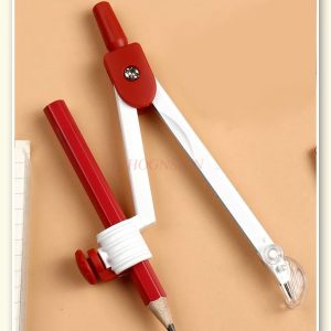 Multifunctional Metal Compass for Art & Exams Adjustable, Interchangeable, Precision Design for Students