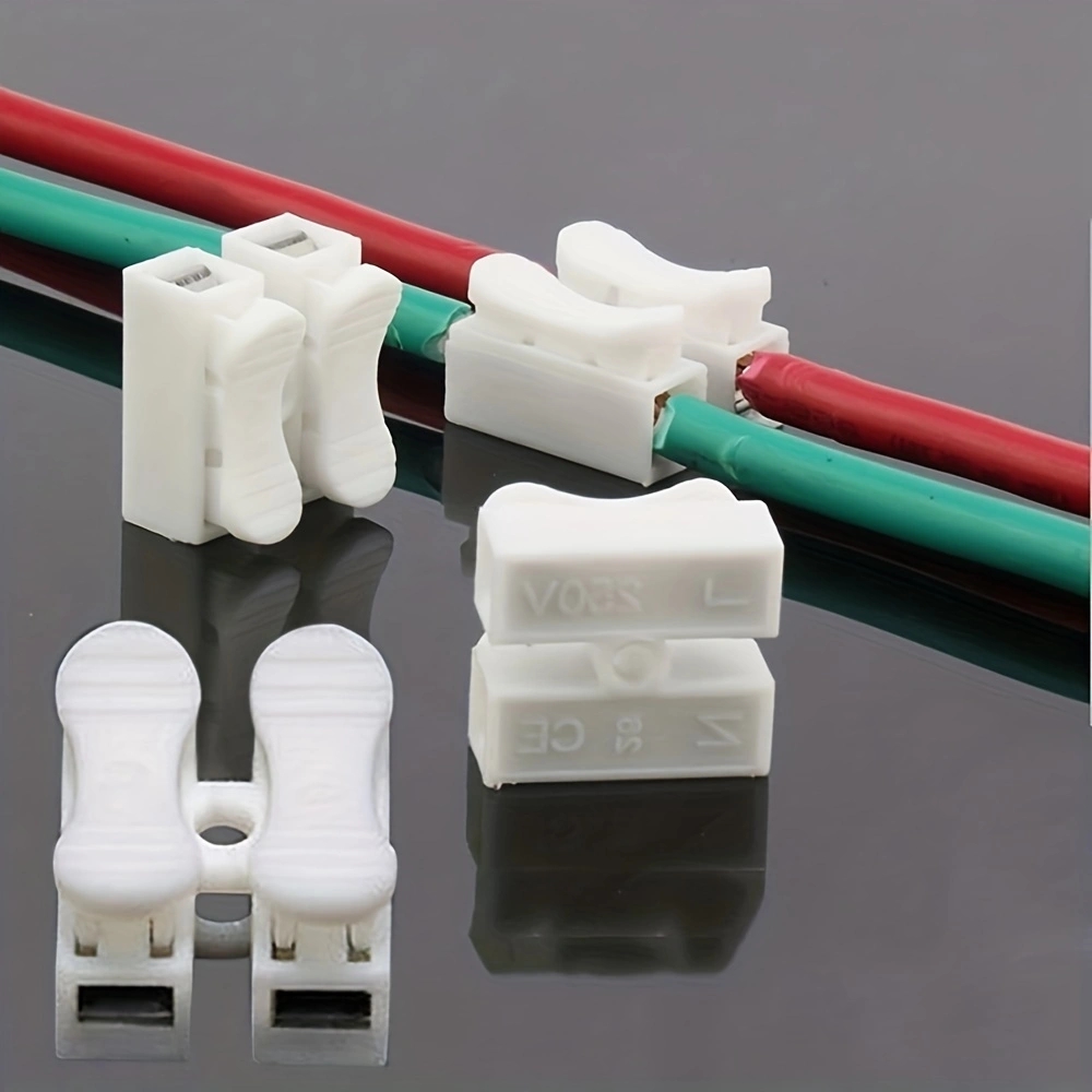 No-Solder Quick Cable Wire Connector Spring Clamp Terminal Block for Easy, Secure Connections