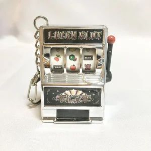 Personalized Fruit Machine Slot Machine Keychain Creative Car Pendant Key Ring Gift Accessory