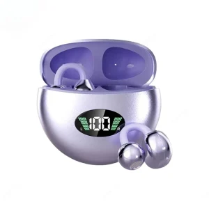 Premium Clip On Wireless Earbuds Bluetooth Sports Earphones with Long Battery Life