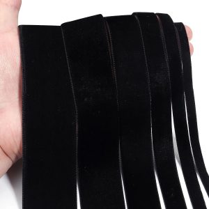 Professional Multi-Width Velvet Ribbon | Premium 5/10 Yard Gift Packaging & Christmas Decor System