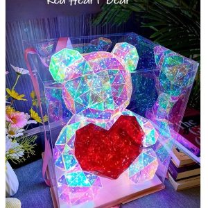 Radiant Galaxy Teddy Bear Mood Lamp