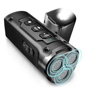 Rechargeable Ultrasonic Dog Repeller with LED Flashlight Anti Bark Training Device for Dogs