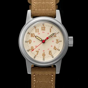 Retro Military Watch Unisex Luxury Sport Watch with Movement