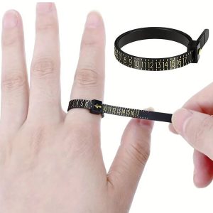 Ring Size Measuring Tool - Accurate and Easy-to-Use Finger Size Measuring Instrument for Men and Women