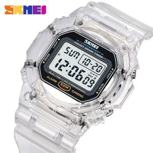 SKMEI 5Bar Waterproof Digital Sports Watch with Countdown Timer and LED Backlight