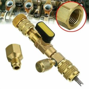 Schrader Valve Core Remover Tool Dual Size Port Installer