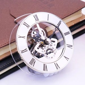 Silent Quartz Clock Movement Replacement Kit with Hands for DIY Wall Clock Repair