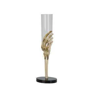 Skeleton Hand Champagne Flutes - Halloween Plastic Champagne Glasses for Spooky Party Tableware