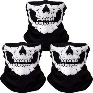 Skull Balaclava Mask Breathable Seamless Face Cover Outdoor Headwear