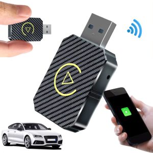 Smart AI Box Wireless CarPlay Adapter and Android Auto Wireless Adapter Plug and Play Multimedia Upgrade for OEM Car Sys