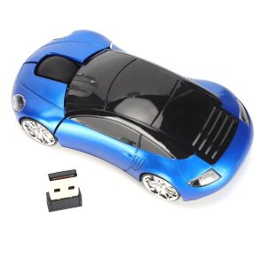 Smart Car Design wireless mouse 2.4G car shaped mouse with USB Receiver for Laptop and Tablet