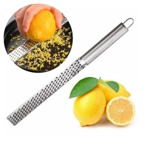 Stainless Steel Zester & Grater - Multi-Functional Kitchen Grinder