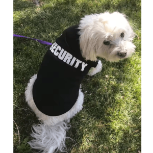 Summer Dog Security Vest - Lightweight Puppy T-Shirt Costume for Small Dogs & Cats