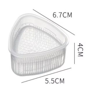 Transparent Onigiri Mold Set Japanese Rice Ball and Sushi Maker for Kids