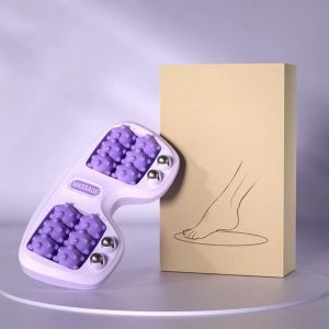 Tri-Color Foot Roller Massager with Magnetic Beads for Daily Arch & Heel Relief