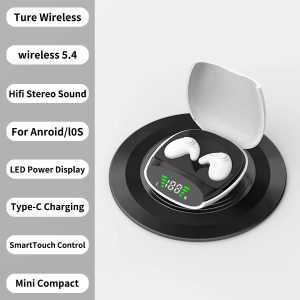 Ultra-Thin Wireless Sleep & Sports Earbuds