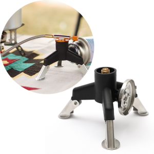 Ultralight Gas Tank Adapter for Tripod Stoves Essential Camping & Hiking Gear for Secure Stove Setup