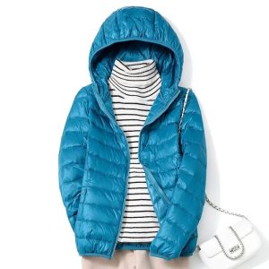 Womens Sweet Style Ultralight Packable Puffer