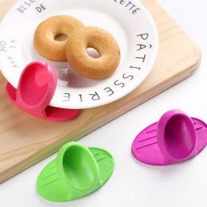 2-Piece High-Temperature Silicone Insulated Finger Mitts