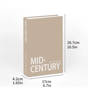 3 Piece Decorative Fake Books Set Minimalist Faux Book Decor for Coffee Table Shelf Styling