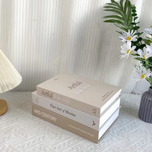 3-Piece Decorative Simulation Book Set | Exquisite Aesthetic Desktop Decor
