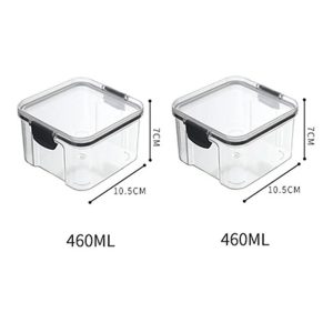 5 Piece Airtight Kitchen Storage Containers Stackable Grain Organizer Set